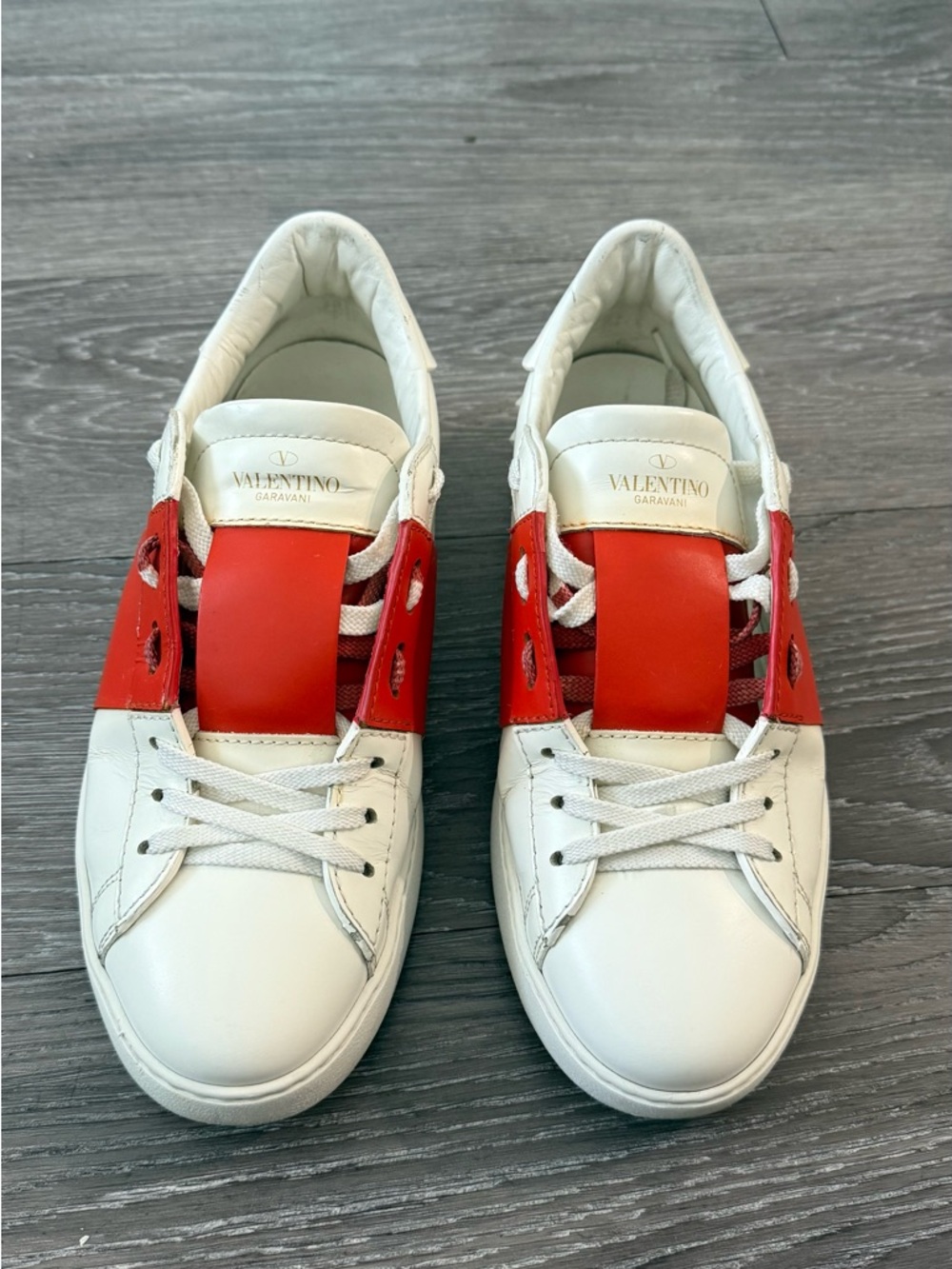 Valentino Garavani Men’s Calfskin Open Sneakers